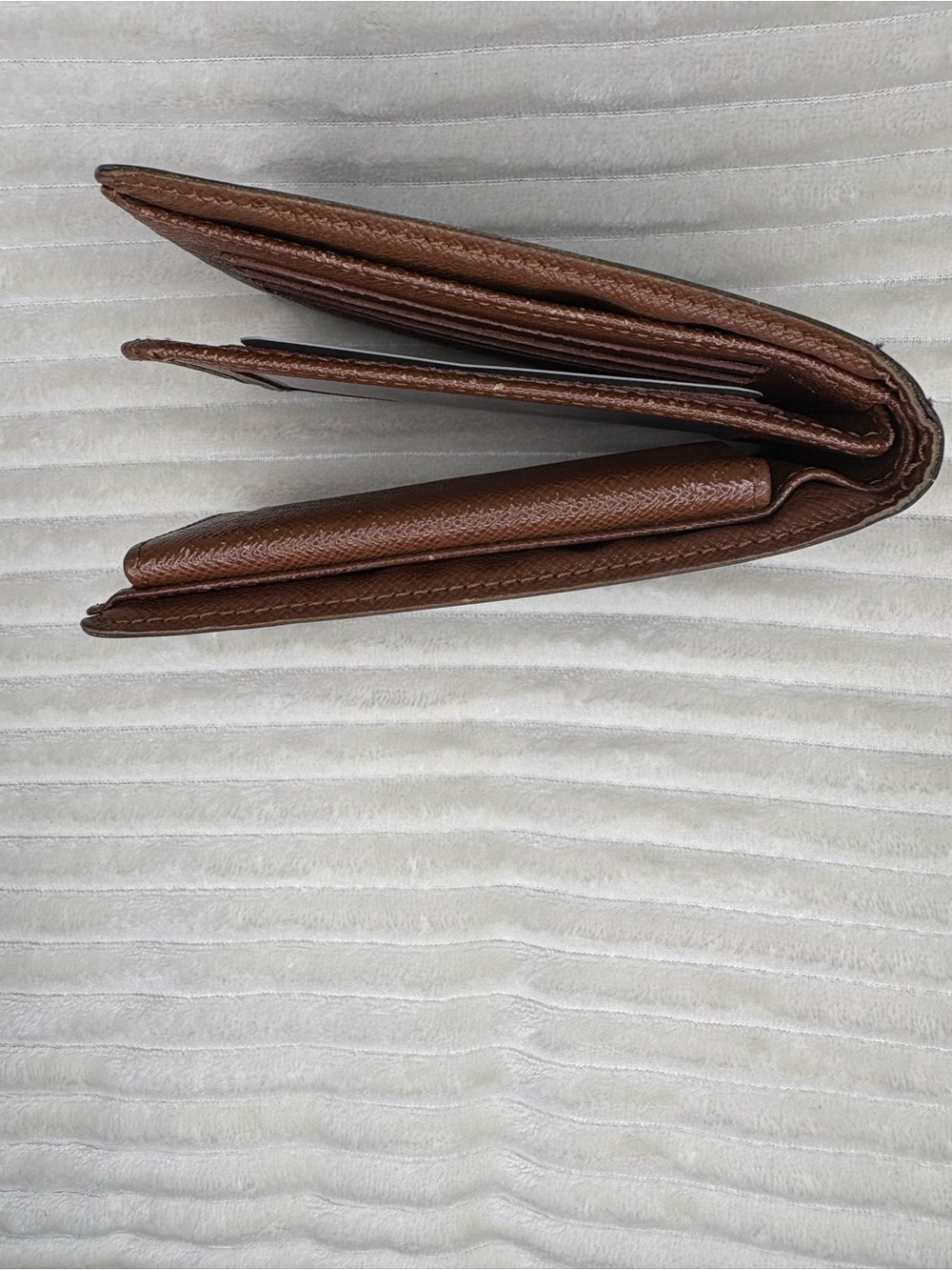 Authentic Louis Vuitton Monogram Bifold Wallet Brown Canvas Leather Coin Pocket - Picture 4 of 16